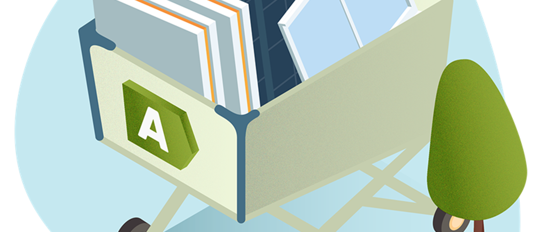 Wagentje met verduurzamingsopties.